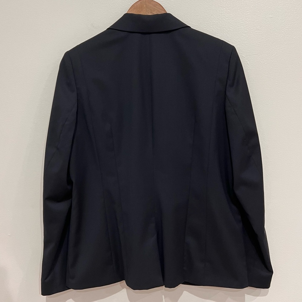 Pendleton Single Button Wool Blazer In Black, Car… - image 5